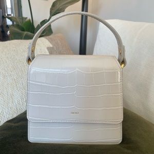 JW PEI Women’s FAE Top Handle Bag in Cream/White